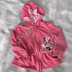 Minnie Mouse Zippered Hoodie